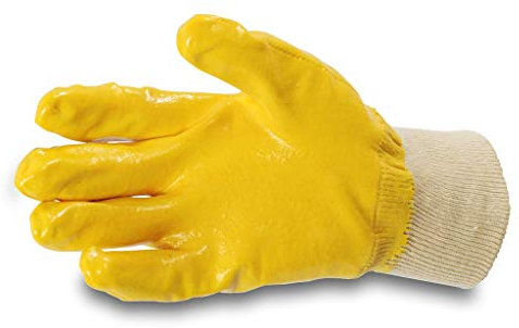 12 Paar Nitril beschichtete Handschuhe STRONGHAND *AMARILLO*