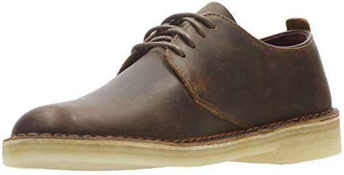 Clarks Homme Desert London Tissu Oxford, Cire d'abeille, 39.5 EU