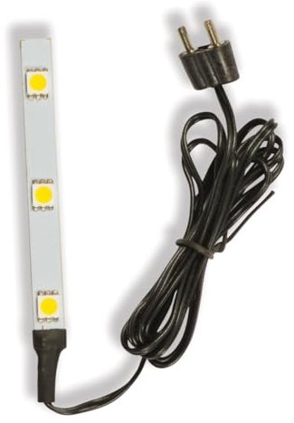Riffelmacher & Weinberger 3er LED Streifen mit Stecker 3,5V - Weiß | 78434 - Zubehör Weihnachtskrippe Innenbereich