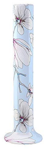 WINOMO Home Decor Polyester Fan Cover Protector Tower Fan Dust Cover Guard Flower Printed Floor Standing Fan Protecting Cover Washable Tower Fan Cover (Sky-blue) Safety Fan Dust Guard Home Décor