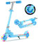 TENBOOM Roller Kinder Scooter 6 Jahre, 2 LED aufleuchten Räder Tretroller Kinder Roller 3 Jahre Mädchen Jungen Klappbar höhenverstellbar hinterradbremse Roller für 3-10 Jahre