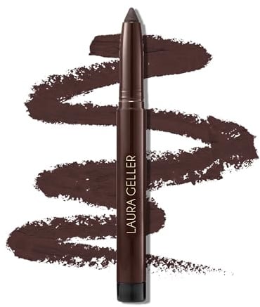 LAURA GELLER NEW YORK Longwear Kohl Kajal Eyeliner-Stift (Smoky Taupe Kohl) Feuchtigkeitsspendender und leuchtender Eyeliner-Stift mit eingebautem Spitzer für professionelle Präzision, gleitet mühelos