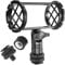 Nicama NC4 Shock Mount Erschütterungsschutz Erschütterungsabsorber für Rode NTG-1, NTG-2 NTG-3 und Audio-Technik AT897, ATR6550, Sennheiser MKH-416, ME66/K6, MKE-600, Azden SGM-1X, Sony ECM-CG50