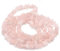 Fil/brin de 78-80 cm de perles | +/-250 perles, 8-5 mm | perle en pierre naturelle chips baroque en vrac idéale pour toutes créations de bijoux artisanales (Quartz rose)