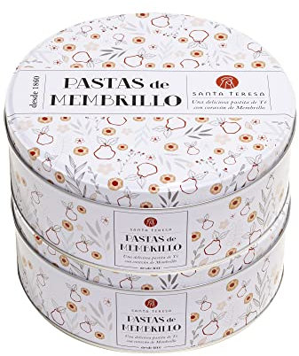 Santa Teresa - Bipack Lata de Pastas De Membrillo Edición Especial- Elaboradas De Manera Artesanal Con Ingredientes Naturales. Sin Aditivos Y Sin Conservantes - 2x600g