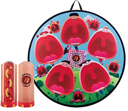 Waboba Wiener's Circle Game, Wurst werfen Target Game mit 2 AIRLYFT t Gleitern, für Garten-, Outdoor- und Strandspaß, Weich & Tragbar, Set für jedes Alter, eine Größe