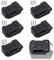 Dofu 6 Pcs Battery Mounts Holder Batterys Storage Rack Battery Dock Holder Suitable for Bosch 18V Batterys Wall Mount Belt Clip