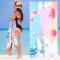 HOJKOUD Toalla de Playa Grande de 160 x 80 cm, Toalla de baño de Microfibra, Toalla de Playa Ultraligera y de Secado rápido para Deportes, Toalla de baño para Mujeres y Hombres, Manta de Playa.