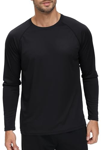YuKaiChen Rashguard Herren Schwimmshirt Schnelltrocknend Atmungsaktiv Bade-T-Shirt mit kurzen Ärmeln Rashguards Wassersport für Männer
