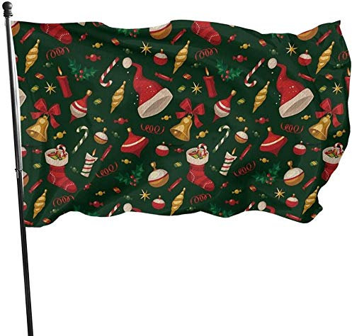 Gartenflagge mit saisonalem Muster, Yard Flag 3 x 5 ft Dekorationen für Zuhause im Freien