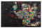 Fika Leon Is An Indonesian Artist《Fight Alone》Abstraktes Graffiti-Kunstposter Poster Malerei Leinwand Wandkunst Wohnzimmer Poster Gemälde 20 x 30 cm
