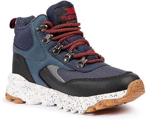 Trespass Stivali da passeggio per bambini impermeabili Tres-Tex casual Hi-Top Boot Breck, Marina Militare, 5.5 UK