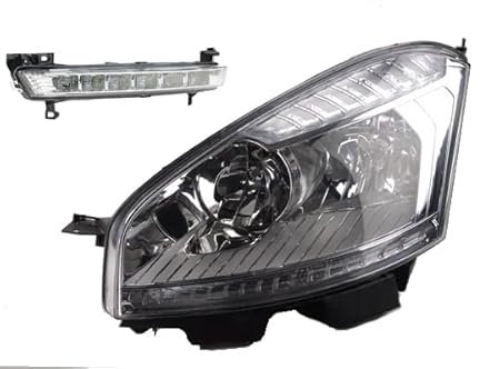 Johns, Scheinwerfer Halogen passend für Citroen C4 Picasso 10-13 H7 H1 Li. + Nebelsche.