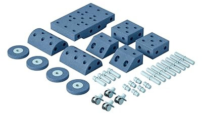 Modu. Modell 34 TLG. Baukasten Starter-Set Playsystem Dreamer von 0-6 Jahren - Deep Blue/Sky Blue