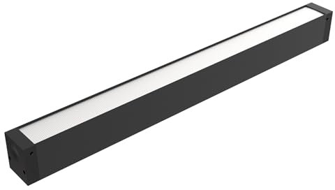 SCON 24V Lámpara Lineal LED para Sistemas de Riel Magnético CX34, Luminaria Lineal de 15W, Floodlight LED(Negro/3000K-4000K-5000K/Dimmable o No-dimmable/Ra 85)