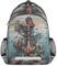 Rucksack mit Anker-Motiv, für Kinder, Jungen, Mädchen, Herren, Damen, Rucksack, Schule, Büchertasche, Wandern, Reisen, lässiger Laptop-Tagesrucksack, Marineblau, farbig, 20 Long