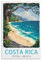 LNUYITR Vintage-Reiseposter Costa Rica, Zentralamerika, 20 x 30 cm, Leinwandkunst-Poster und Wandkunst, Bilddrucke, modernes Heim-, Schlafzimmer-Dekor-Poster
