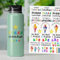 Rub‑On Sticker Schulanfang, Einschulung, randlos, DIN A5, für Glas, Keramik, Kunststoff, glatte Oberflächen