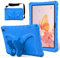 Kids Case for Kindle Fire HD 10 Tablet (13th/11th Generation 2023/2021 Release), Lightweight Shockproof Case EVA Foam Cover with Shoulder Strap & Stand Case for Boys Girls(Blue)