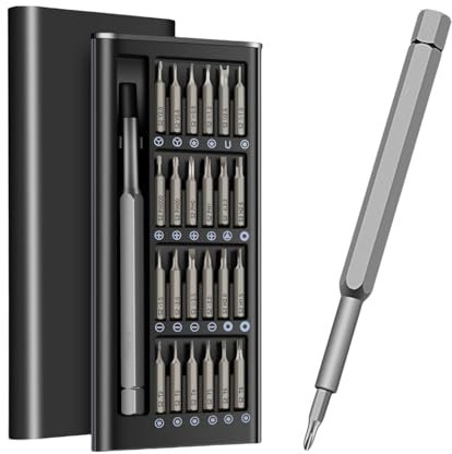 24-in-1 Small Precision Screwdriver Set, Made of Premium S2 Steel, Professional Mini Magnetic Repair Tool Kit for Men, DIY and Repair Enthusiasts