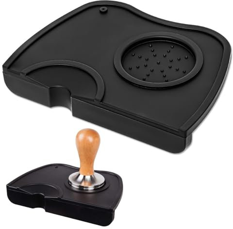 OHREN Tamper Mat de Silicona, Prensador, Alfombrilla de Manipulación de Café, Almohadilla de Soporte de Esquina de Apisonamiento, 1 unidad, Tool Hogar Cocina, Accesorio para Cafetera y Kit Barista