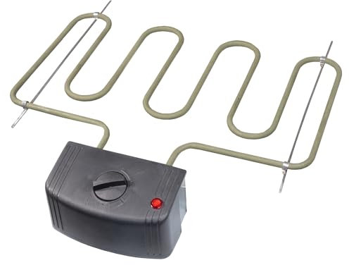 Lemodo Heizspirale für Räucheröfen – 2000 Watt elektrische Heizung mit stufenloser Temperaturregelung – Universell einsetzbar für verschiedene Räucherofentypen