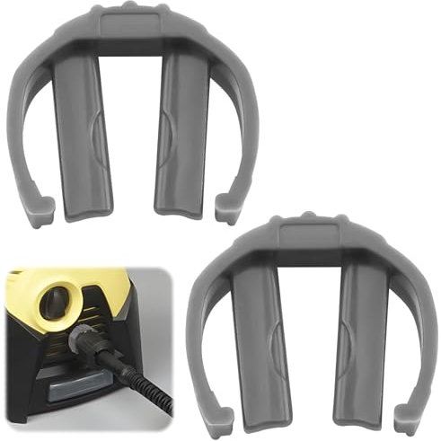 2Pcs Car Washer C Clip for Karcher Pressure Washer Accessories Trigger Gun Replacement C Clips for Karcher K2 K3 K7 High Pressure Car Wash Machine Hose Quick Connector Buckle(Grey)