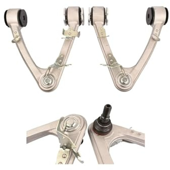 2 brazos de control superiores delanteros Compatible con Maserati Quattroporte GranTurismo 980139894 980139893 2005-2018