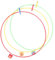BESPORTBLE 3Piezas Anillos Aros Coloridos Entrenamiento Piscina Acuáticos Seguros y Diversión Infantil Agua