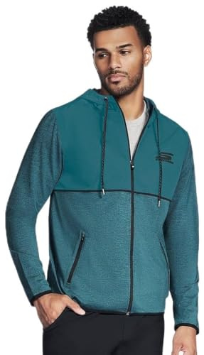 Skechers Men's Harry Kane Weekend Full Zip Hoodie, Dragonfly, M