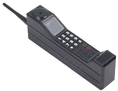 ViaGasaFamido Retro Brick Handy Ornament, 80er 90er Telefon Requisite Tragbares Retro -Mobile für Home Living Stage Restaurant Photography Requisiten