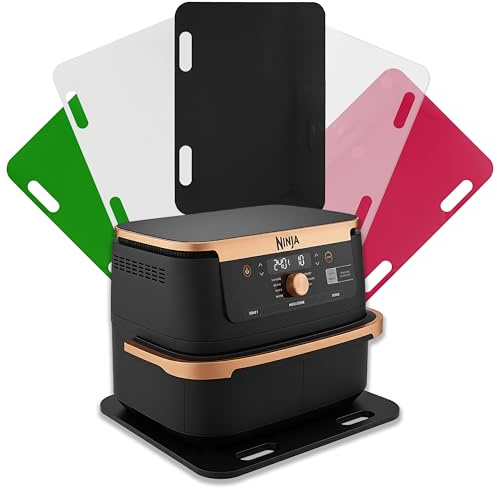 Lieblingsmensch Acryl Gleitbrett für Ninja Foodi FlexDrawer Heißluftfritteuse | Farbwahl | 43x32 cm | 6 Gummifüße + 2 Teflongleiter | rutschfest & verschiebbar für sicheren Stand + einfache Handhabung