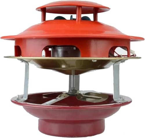 REHOOF Aspiratore Fumo 80W,Ventola Aspirazione Canna Fumaria Alta Temperatura,Aspiratore Camino Aspiratore Camino Aspiratore Canna Fumaria Induttore di Tiraggio Camino Aspiratore per Camino Barbecue
