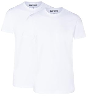 Camp David Herren T-Shirts, 2er Pack - Crew Neck T-Shirt 2P, Cotton Stretch