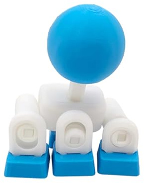 PETSBURG 3D Printed Keyboard Joystick, 4-Way Directional Key Mod for Mechanical Keyboards, 4-Way Mechanical Keyboard Controller, Easy Install Arrow Key Controller (Blue)