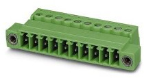 Phoenix Contact IMC 1.5/9-STGF-3.81 Steckbarer Klemmenblock Invertierter Stecker 9-Kontakte 3.81mm-Raster Gerade