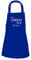 Wolimbo Kinder-Kochschürze - personalisierte Koch-Schürze mit Name - verstellbares Nackenband - individuelle Back-Schürze mit Wunsch Motiv/Name - blau