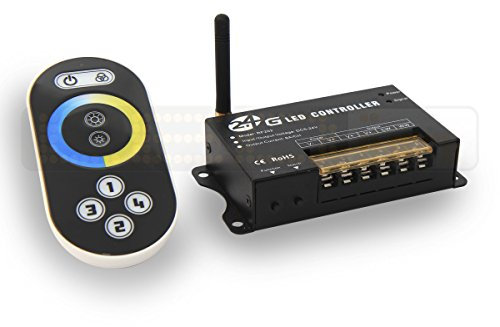 Dimmer Regolatore LED Controllore DC 12V 16A Strisce LED Monocolore + TELECOMANDO TOUCH