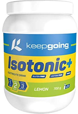 Keepgoing Bebida Isotónica en Polvo Sabor Limón | Sales Minerales para Deporte | Electrolitos en Polvo | Isotónico para Ciclismo | Rápida Asimilación | 700 g