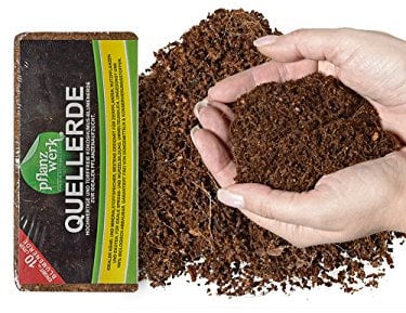 Pflanzwerk® Pflanzkübel Quellerde Blumenerde Pflanzerde 300 Liter *100% Bio* *100% TORFFREI* - Premium MARKENQUALITÄT -