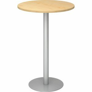 Stehtisch 80cm Ahorn/silber