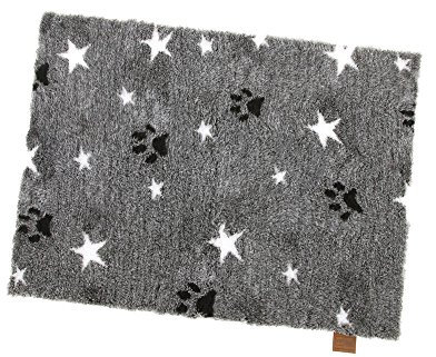 Vetbed™ Isobed SL anthrazit meliert Paws & Stars 100 x 75cm