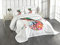 ABAKUHAUS Ananas Tagesdecke Set, Moderne geometrische Kunst, Set mit Kissenbezug Maschienenwaschbar, für Einzelbetten 170 x 220 cm, Grün Multicolor
