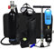 Scuba Tanque Equipo de Buceo, Scuba Pequeño del Tanque del Equipo de Submarinismo del Cilindro de oxígeno, 1 L Tanque De Buceo con Escafandra Cilindro con 15-20 Minutos De Buceo De Oxígeno del,Negro