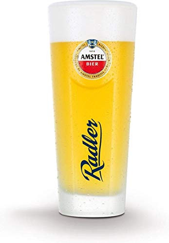 Amstel Lot de 6 verres à bière Radler 300 ml