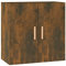 vidaXL Wandschrank Hängeschrank Bücherschrank Mehrzweckschrank Lagerschrank Schrank Wohnzimmer Räuchereiche 60x30x60cm Holzwerkstoff