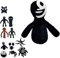 BCASA Doors Figure Plush,Horror Monster Pillow For Kids And Fans Gifts And Decor Birthday Halloween Thanksgiving Christmas (F)