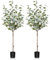 Fopamtri Artificial Eucalyptus Fake Plants 120 cm Faux Eucalyptus Artificial Plants Indoor Outdoor Artificial Tree for Home Garden Office Decoration (2 Pack)