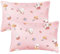 Vicloon Kinder Kissenbezug, 2 Stück Baumwolle Baby-Kissenbezug, weich atmungsaktiv, 40x60 cm Kissenbezug für Jungen Mädchen Bettwäsche -Rosa Hasestil