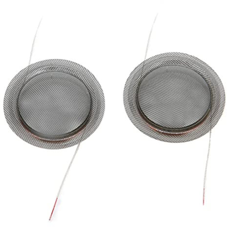 2 Stück Hochtöner Schwingspulen Audiolautsprecher, Membran Hochtöner Lautsprecher für Auto Audio, Hochton Kalotten Hochtöner Zubehör für Audio Ersatz